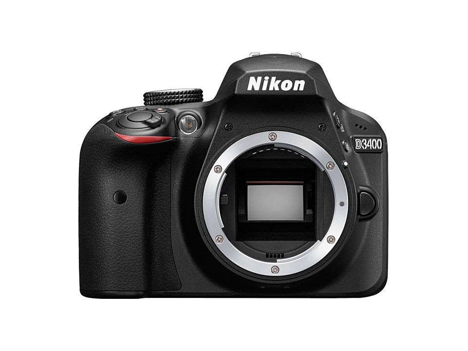 ニコン ＜D＞Nikon デジタル一眼レフカメラ D3400・ボディ(2416万画素/ブラック) D3400BK(代引き不可)【送料無料】