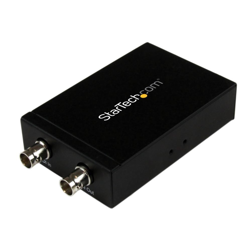 StarTech SDI - HDMIコンバーター 3G SDI - HDMIアダプタ SDIデイジーチェーンポート搭載 SDIソースを230m延長 SDI2HD 代引き不可 【送料無料】
