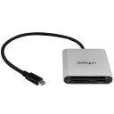 StarTech USB Type-Cコネクタ搭載マルチメモリーカードリーダー/ライター USB3.0(USB3.1 Gen1)対応 SD/ microSD/ CompactFlash FCREADU3C(代引き不可)(2)