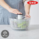 OXO オクソー クリアサラダスピナー 小 21cm 野菜水切り器 押すだけ 水切り器 野菜 サラダ ボウル ザル ざる コンパクト 手動 回転式 NY発 11...