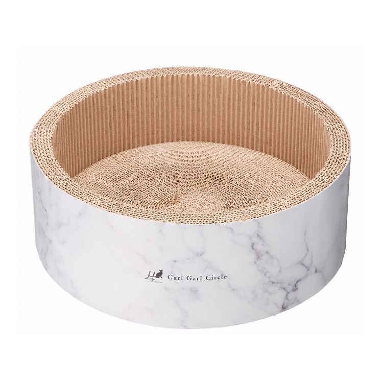 エイムクリエイツ ガリガリサークル スクラッチャー マーブル ホワイト【送料無料】