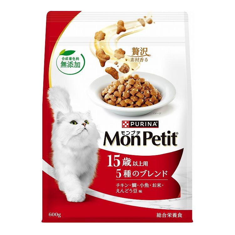 【商品説明】15歳以上のために厳選した食材をブレンド〇原材料穀類（米、小麦、コーングルテン、小麦たんぱく等）、肉類（チキンミール、ターキーミール等）、油脂類（動物性油脂、フィッシュオイル）、たんぱく加水分解物、えんどう豆、フィッシュパウダー（鯛、小魚）、ミネラル類（カルシウム、リン、カリウム、ナトリウム、クロライド、マグネシウム、鉄、銅、マンガン、亜鉛、ヨウ素、セレン）、ビタミン類（A、D、E、B1、B2、パントテン酸、ナイアシン、B6、葉酸、ビオチン、B12、コリン）、アミノ酸類（メチオニン、タウリン）〇賞味期限別途パッケージに記載※仕入れ元の規定により3ヶ月以上期限の残った商品のみ出荷致します〇保存方法別途パッケージに記載〇原産国オーストラリア〇メーカー名ネスレ日本株式会社【送料について】北海道、沖縄、離島は送料を頂きます。