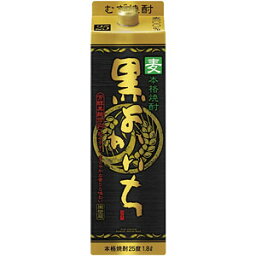 焼酎 本格焼酎 黒よかいち 25度 麦焼酎 パック 1800ml