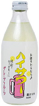 博水社 ハイサワー グレープフルーツ大瓶 360ml×24本（代引き不可）【送料無料】
