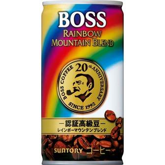 サントリー BOSS ボス 珈琲 レインボーマウンテン 185g×30本(代引き不可)【送料無料】