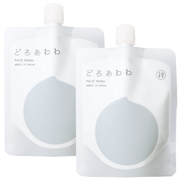 2個セット どろあわわ どろ豆乳石鹸 110g 洗顔石鹸 洗顔料 洗顔フォーム 洗顔 泡 泥 豆乳 石鹸 ドロ 2個セット(代引不可)【メール便】【送料無料】のサムネイル