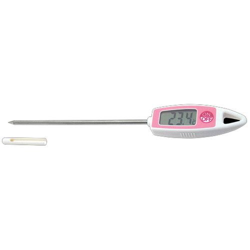 シンワ測定 ホームサーモ デジタルT クッキング用 ピンク 72978