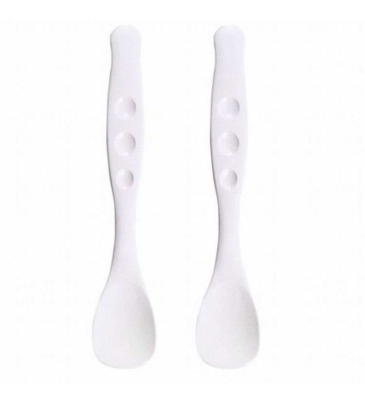 使っていいね! やわらかスプーン 大 ホワイト 2本入