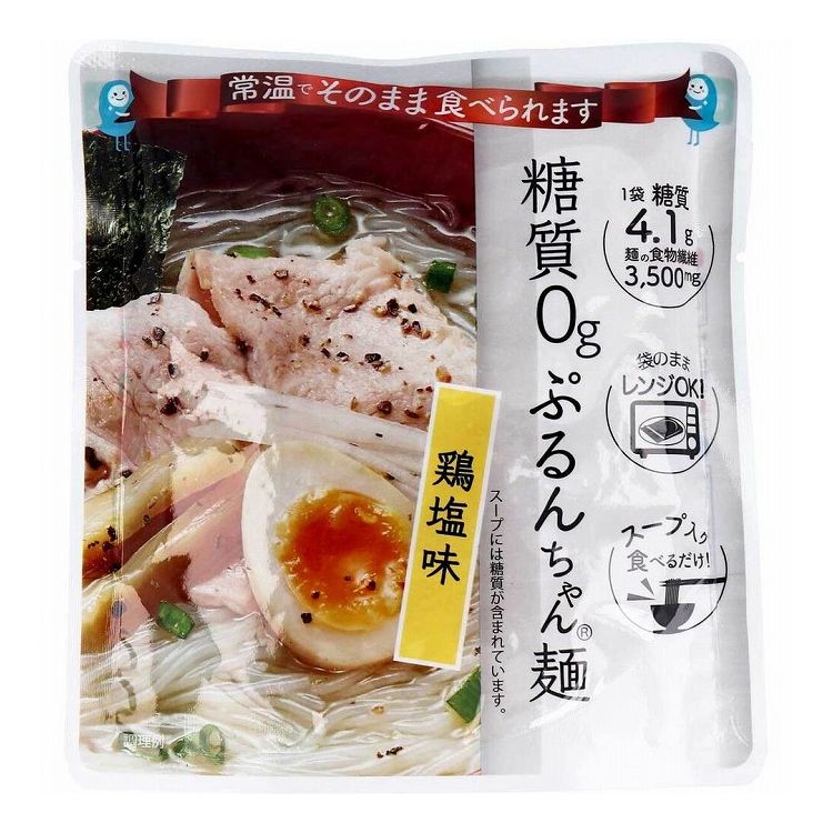 糖質0g ぷるんちゃん麺 鶏塩味 1食分 200g