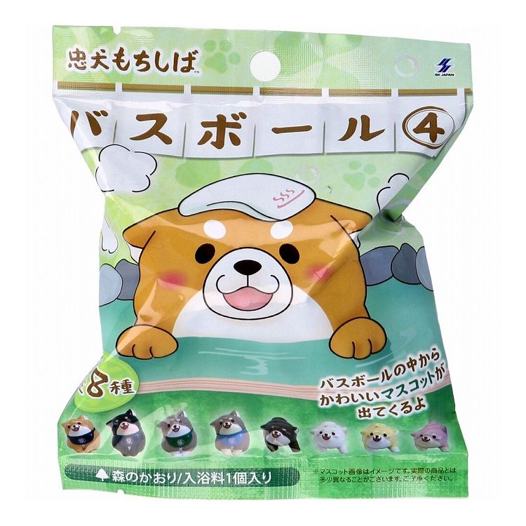 忠犬もちしばバスボール4 森の香り 75g 1回分