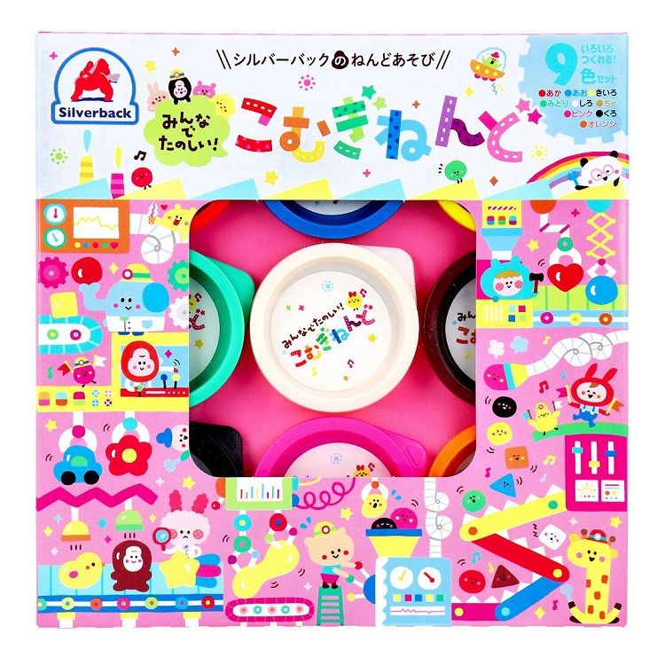 みんなでたのしい! こむぎねんど 9色セットのサムネイル