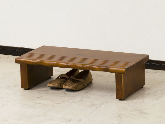 クロシオ 天然木 玄関台60(代引不可)【送料無料】 [2]