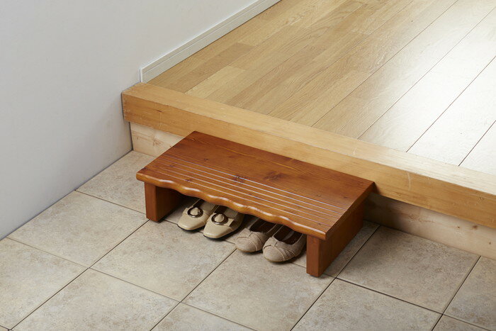 クロシオ 天然木 玄関台60(代引不可)【送料無料】 [3]