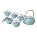 波佐見焼 掛分ぶどうM蓋付茶器揃 31074(代引不可)【送料無料】