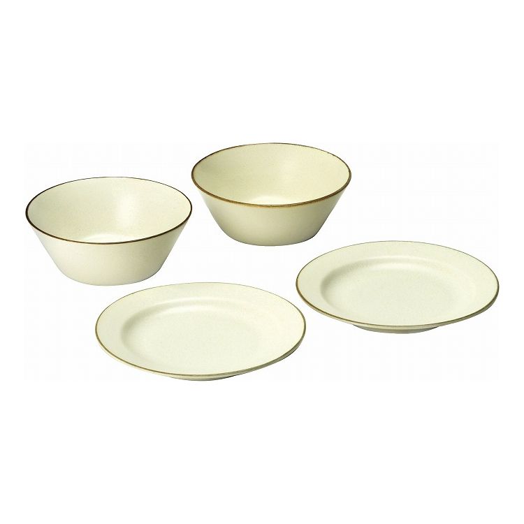 プリマヴェラ プレート・ボウルペア(ビアンコ) PR-033(代引不可)