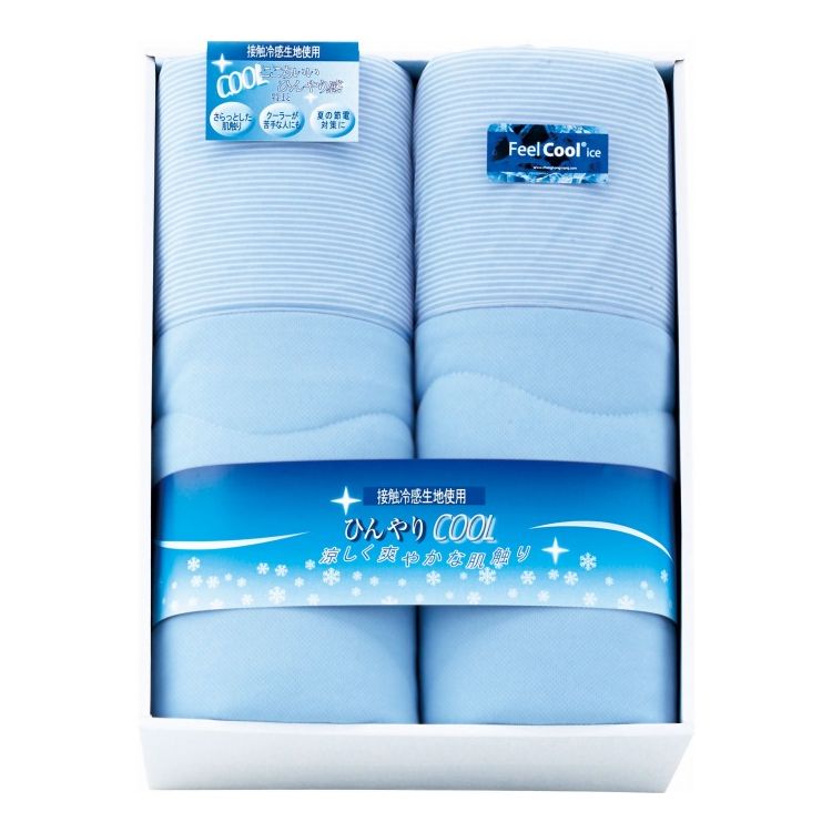 ひんやり涼感肌掛けふとん2P CP-7161 ギフト プレゼント(代引不可)【送料無料】(3.0)