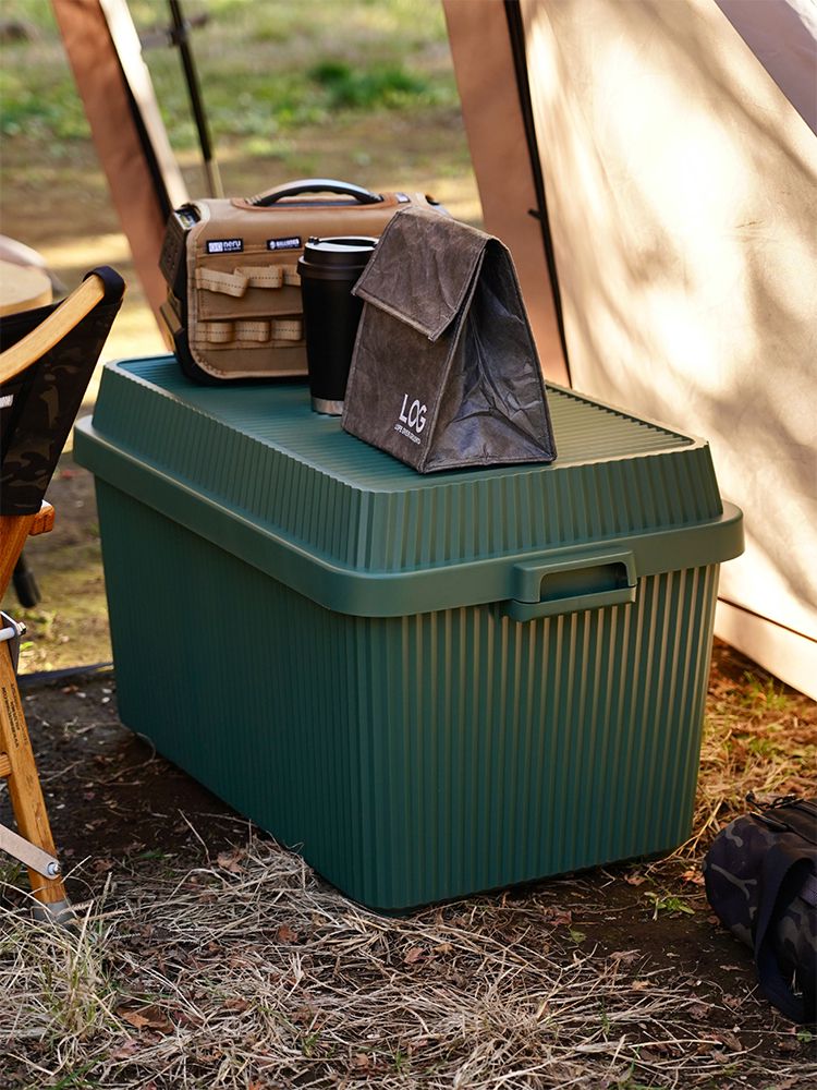 キャンプ 積み重ね 収納 ボックス 50L コンテナボックス スタックアップコンテナー 83 インナーボックスセット 収納ボックス大容量 収納ケース キャンプ キャンプ用品 アウトドア 屋外 LIKE-IT(代引不可)【送料無料】 [2]