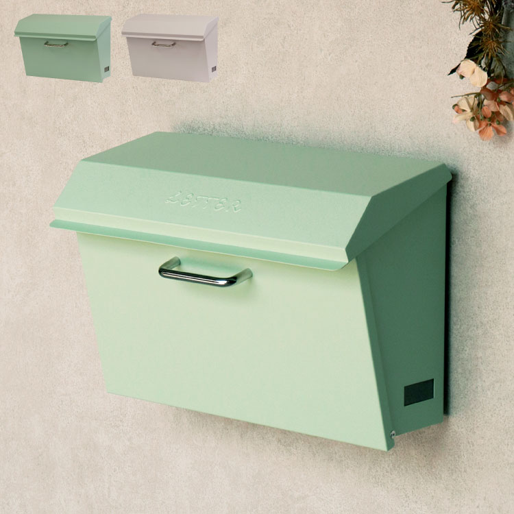 壁掛けポスト Dafne 壁掛け メールボックス 壁付け 宅配 郵便 郵便受け さびにくい 錆びにくい 小型 屋外 置き配 玄関 戸建て 省スペース コンパクト 大容量 一軒家 マンション アパート ダフネ(代引不可)【送料無料】