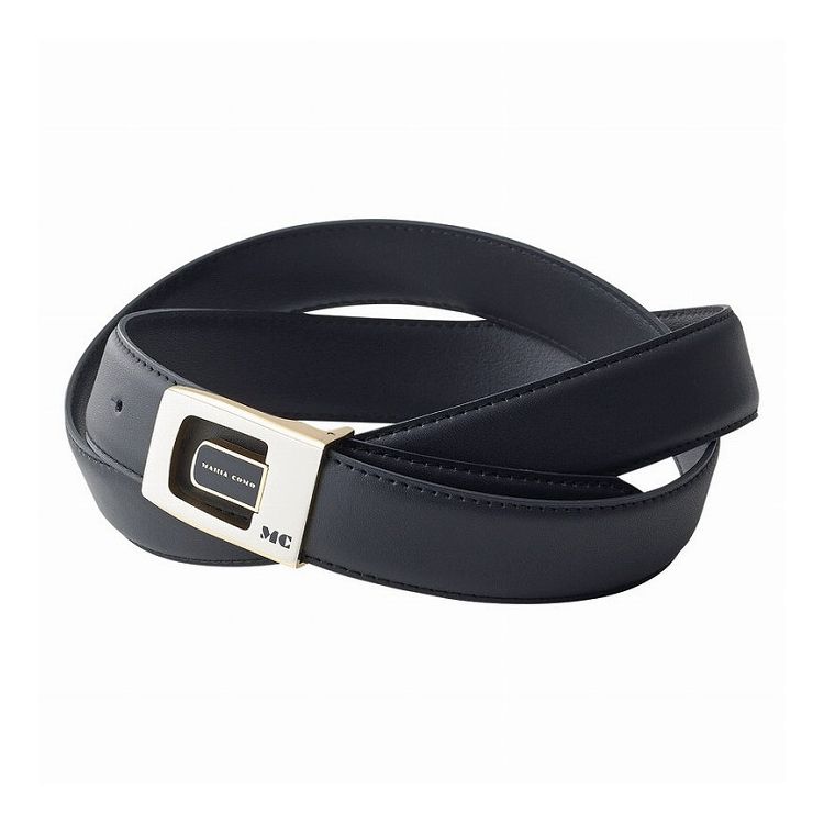 ベルト ブラック MC-8035 ブランドベルト マリア コモ(代引不可)【送料無料】
