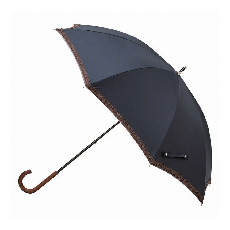 晴雨兼用遮光ショートパラソル QH1420 傘 ブラック ブラウン(代引不可)【送料無料】