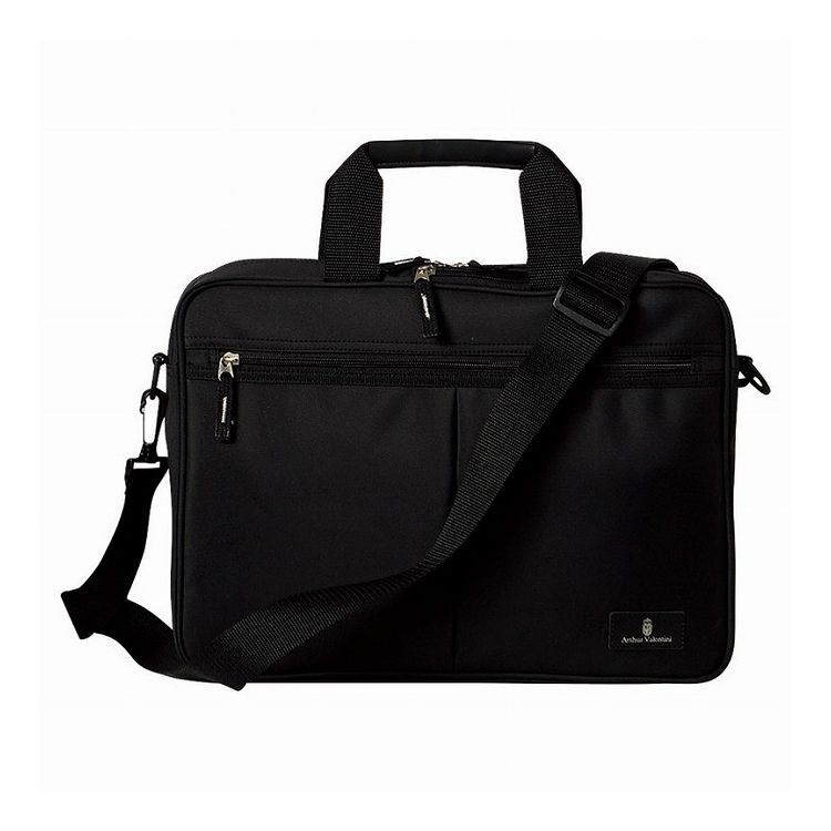 ビジネスバッグ ブラック 5704-01 バッグ アーサー バレンティーニ(代引不可)【送料無料】