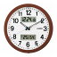 温湿度表示掛時計 YW9178DBR 掛時計(代引不可)【送料無料】