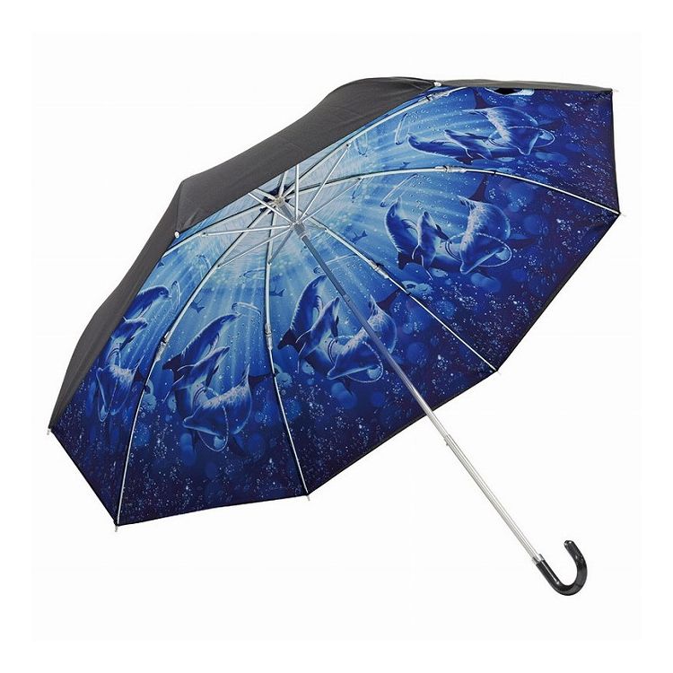 ラッセン折りたたみ傘 晴雨兼用 ドルフィンシンフォニー CL-03502(代引不可)【送料無料】