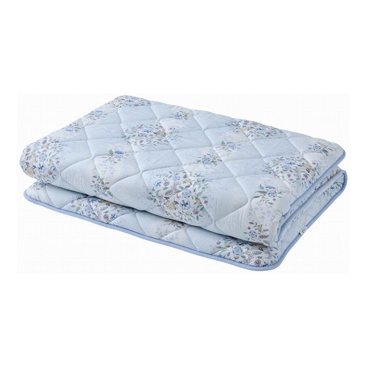 ミントン 固綿入り敷ふとん ブルー FB-31252BL(代引不可)【送料無料】