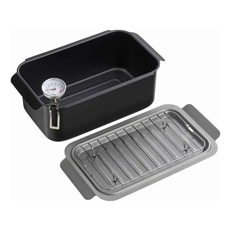 ポコフリット IH対応角型揚げ鍋(温度計・アミ付) RB-2701(代引不可)【送料無料】