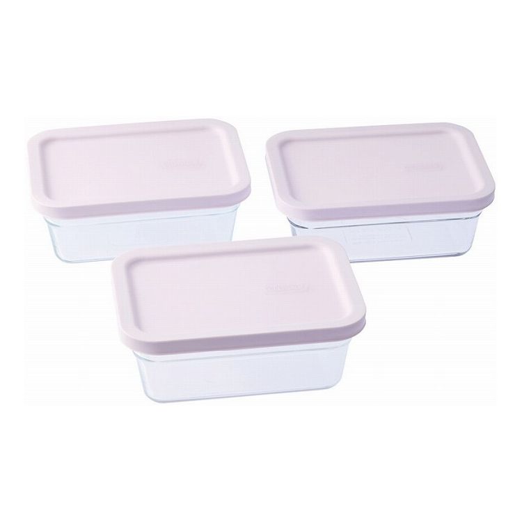 グラスロック リングテーパーイージーオープン レクタングル(970ml)3P OCRT-090E 3P(代引不可)【送料無..