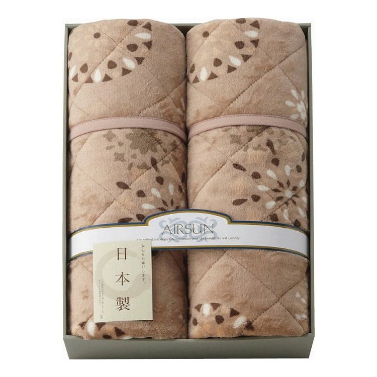 吸湿発熱わた入り 国産やわらかタッチ敷パット2P SV-4120(代引不可)【送料無料】