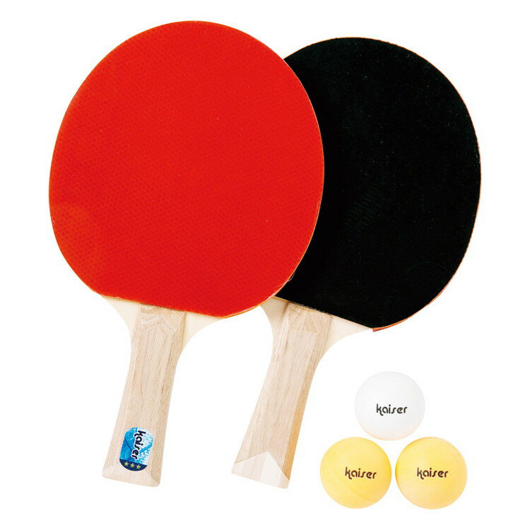 卓球ラケットセットD シェイクハンド カイザー 玩具 KW-016(代引不可)【送料無料】