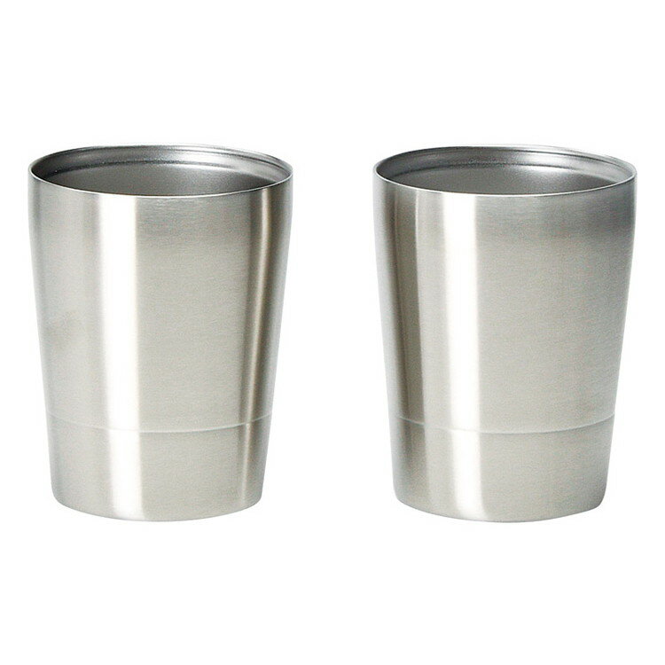 ペア2層カップ サーモ アルミ器物 THM2-01T(代引不可)【送料無料】