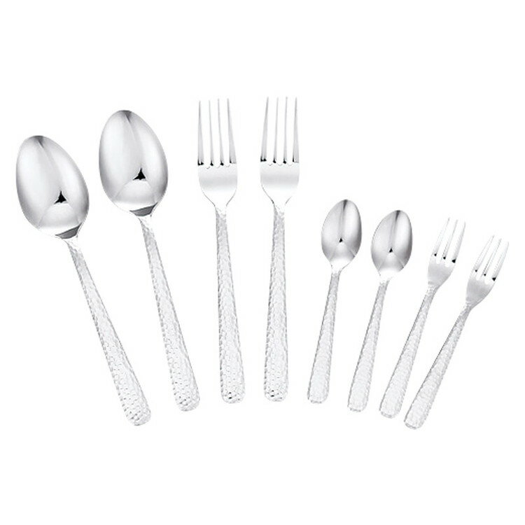 鎚目カトラリー8点セット 燕匠一 金属食器 170-412(代引不可)【送料無料】