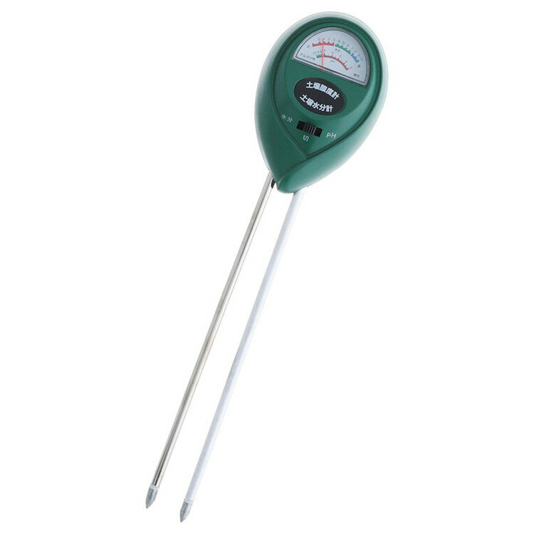 簡易土壌酸度計(水分測定機能付) タカギ ガーデニング 2063391(代引不可)【送料無料】