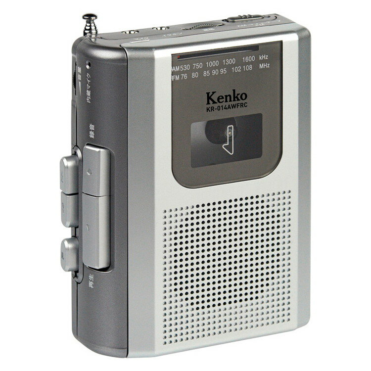 ラジオカセットレコーダー ケンコー オーディオ KR-014AWFRC(代引不可)【送料無料】