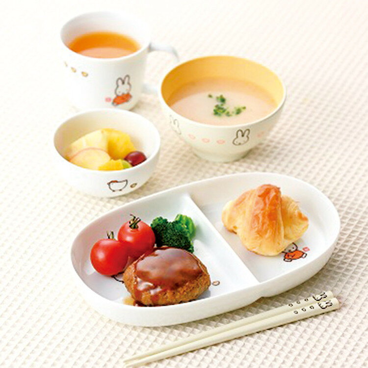 つみつみ食器セット(こっこ親子) ミッフィーイングレーズ 洋陶器 417722(代引不可)...