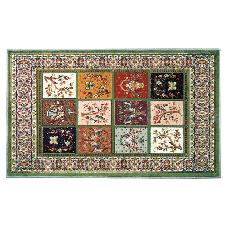 欧州の宮殿などの天井によく見られる有名なデザインをもとに多色織の大変美しいマットを作りました。手触りはまるでシルクを思わせるほど滑らかです。また肌触りも良く清涼感があり使い勝手は抜群です。裏面滑りにくい加工です。一年中快適にお使い頂けます。...