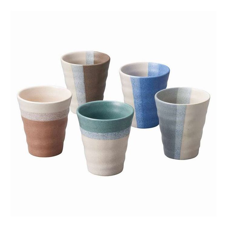重ね フリーカップ250ml5Pセット Zen -禅- K-52 ギフト プレゼント(代引不可)