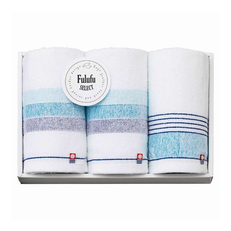 瀬戸内の美しい海をイメージした、2種のボーダータオル。日本製【セット内容】-サイズ：32×75cm重量/容量：-箱サイズ：22.5×33×4.5cm材質：綿100%【代引きについて】こちらの商品は、代引きでの出荷は受け付けておりません。【送料について】北海道、沖縄、離島は送料を頂きます。