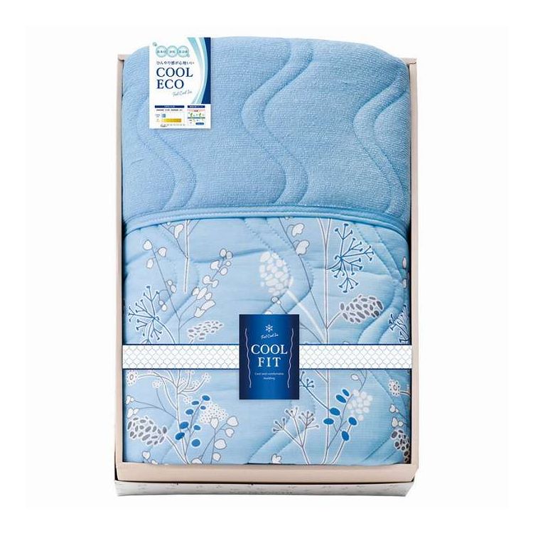 平地=ひんやり涼しい・パイル=季節に合わせて使えるリバーシブルタイプリバーシブル【セット内容】-サイズ：140×190cm重量/容量：-箱サイズ：50×35×8.5cm材質：平地:ポリエステル90%・ナイロン10%（クールフィット）、パイル...