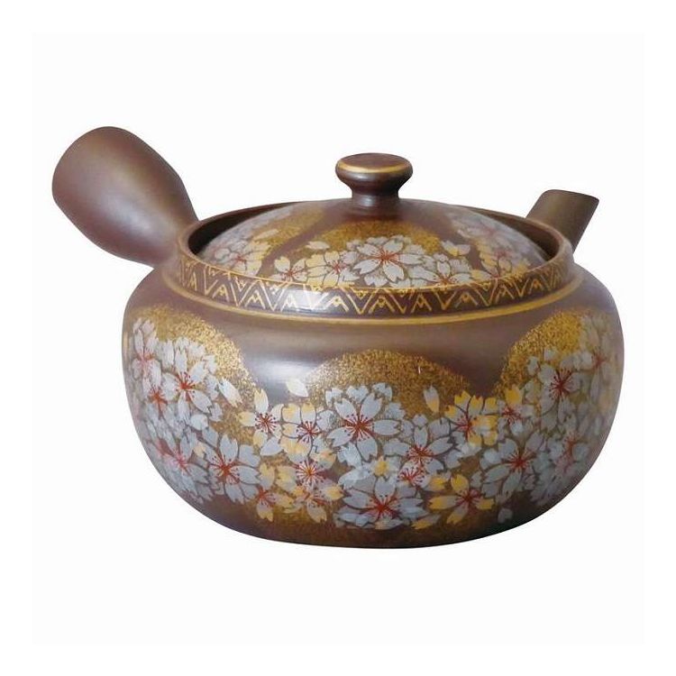 吉野桜 2号急須 萬古焼 0977-5940 ギフト プレゼント(代引不可)【送料無料】