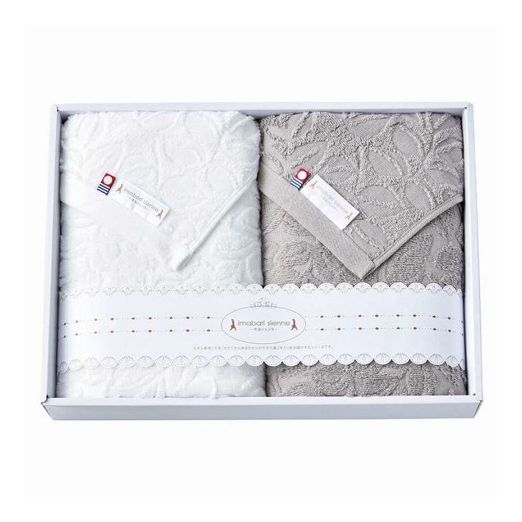 このタオルはTZ加工・甘撚糸を使用しています。TZ加工とは、苛性ソーダを使用せず、酸と酵素を用い低温で糸を精錬漂白する方法です。短時間での加工を実現しCO2の排出量を削減できるため、環境にやさしい糸なのです。日本製今治マーク（第2018-2194号）【セット内容】-サイズ：約60×120cm重量/容量：0.7kg箱サイズ：27×37×7.5cm材質：綿100%【代引きについて】こちらの商品は、代引きでの出荷は受け付けておりません。【送料について】北海道、沖縄、離島は送料を頂きます。