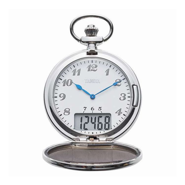 大切な写真やメッセージなどを入れ、持ち歩ける。大切な人や思い出を持ち歩く懐中時計の内側に、思い出の写真やメッセージなどを入れることができ、贈り物におすすめです。懐中時計をモチーフにした歩数計アナログ時計の文字盤に、デジタルの歩数表示を加えたデザインです。身に付けるだけの3Dセンサー搭載・設定不要のシンプル設計ですので、電池を入れるだけで使用できます。・どこに身につけても動きを見逃さない3Dセンサーを搭載していますので、歩数をしっかりとカウントします。★写真切り取り型1枚・写真カバー（予備）2枚・CR2032コイン電池1個（お試し用）付【セット内容】-サイズ：φ5×1.9cm重量/容量：0.1kg箱サイズ：7.7×10.4×11.4cm材質：PC、ABS樹脂、PET、亜鉛合金、ステンレス、PMMA【代引きについて】こちらの商品は、代引きでの出荷は受け付けておりません。【送料について】北海道、沖縄、離島は送料を頂きます。