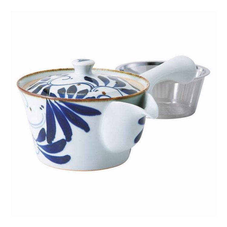 SS急須(スーパーステンレス茶こし付) karakusa 波佐見焼 18373 ギフト プレゼント(代引不可)【送料無料】