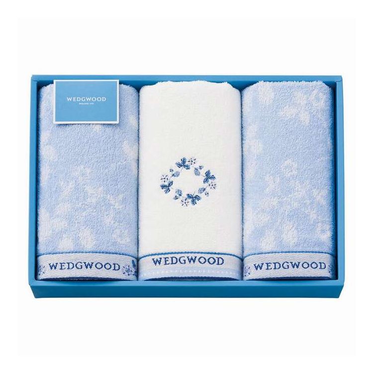 フェイスタオル2P&ウォッシュタオル ワイルドストロベリー ウェッジウッド TT84403666 ギフト プレゼント(代引不可)