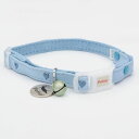 ヤマヒサ CAT COLLAR ハートレザーカラー 青