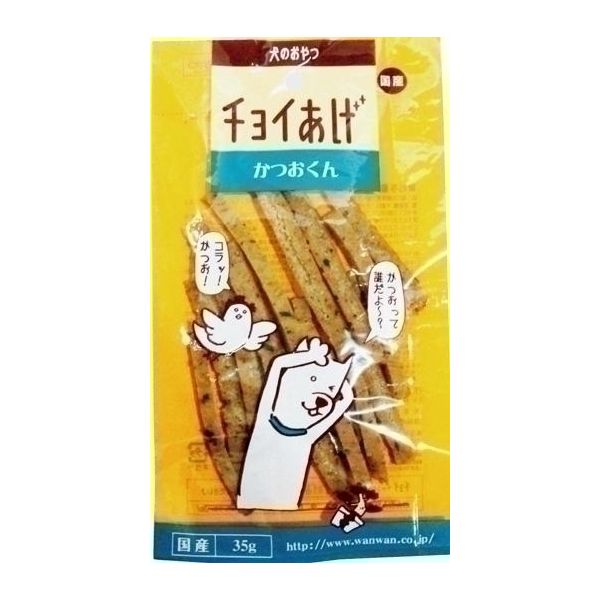 樂天商城 - わんわん わんわん チョイあげ かつおくん 35g