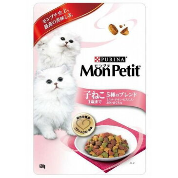 ネスレ日本 ネスレピュリナペットケア モンプチBAG 子ねこ用5種 600G