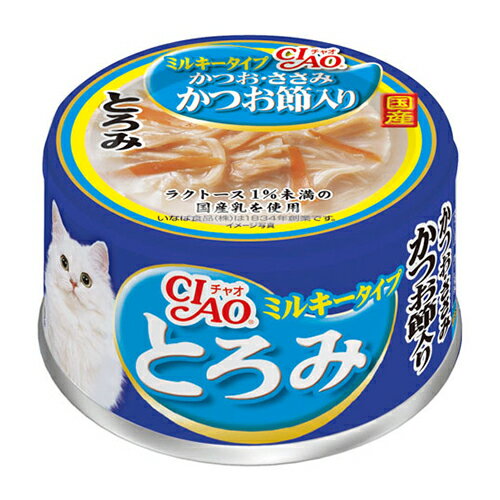 Domestic - いなばペットフード チャオとろみミルキー鰹笹身かつお節80g